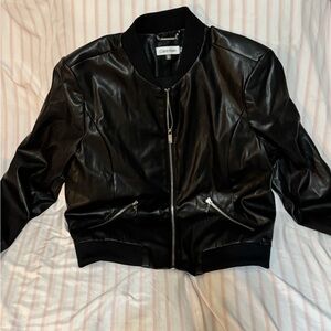 Calvin Klein Women's Black Bomber Jacket